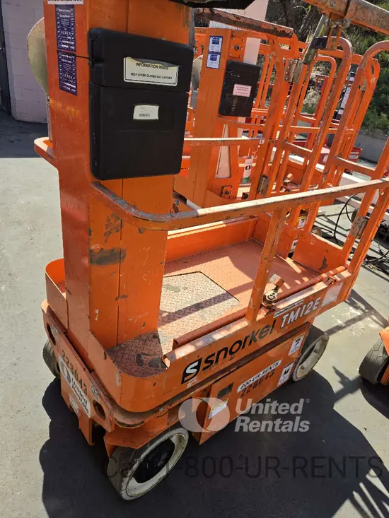 2019 Snorkel TM12E Self-Propelled One-Person Lift