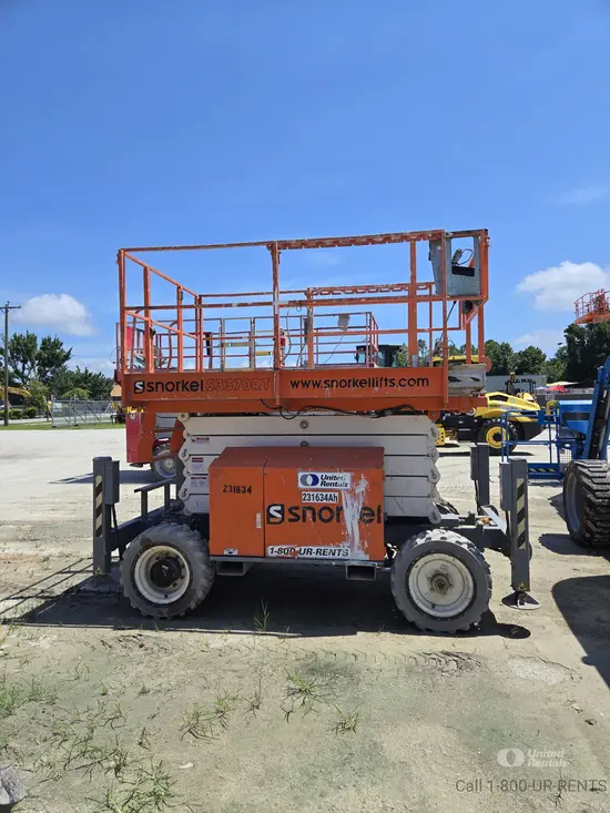 2019 Snorkel S3370RT Rough Terrain Scissor Lift