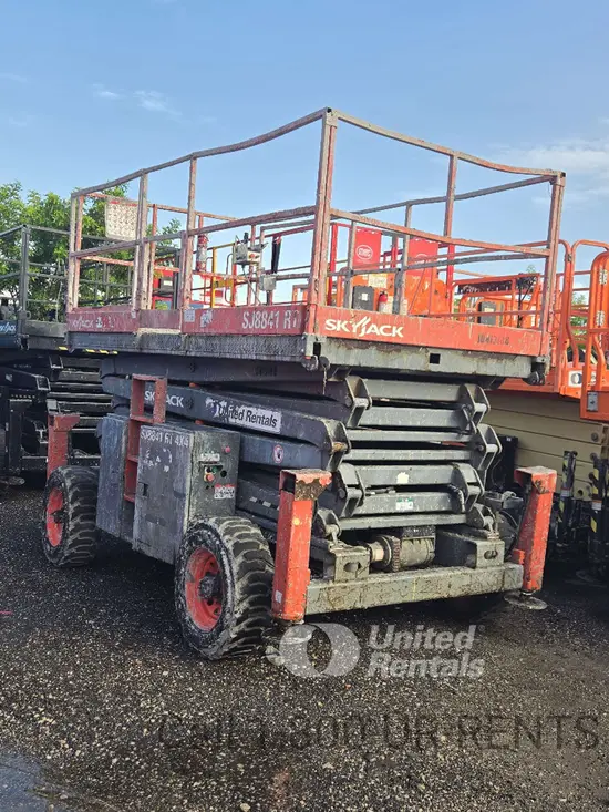 2015 Skyjack SJ8841RT Rough Terrain Scissor Lift