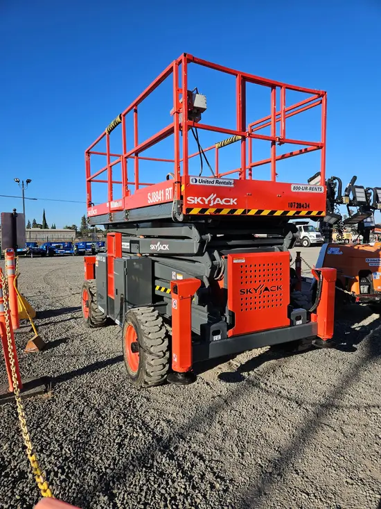 2018 Skyjack SJ8841RT Rough Terrain Scissor Lift