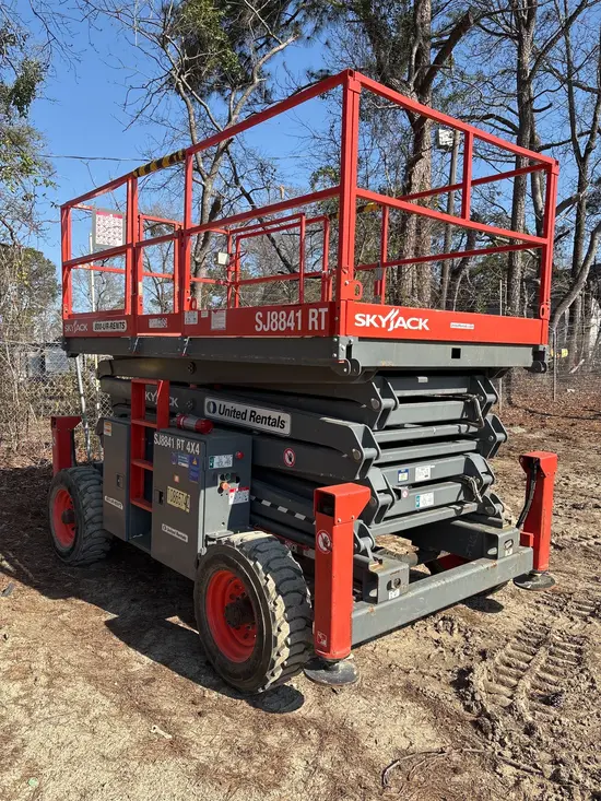 2018 Skyjack SJ8841RT Rough Terrain Scissor Lift