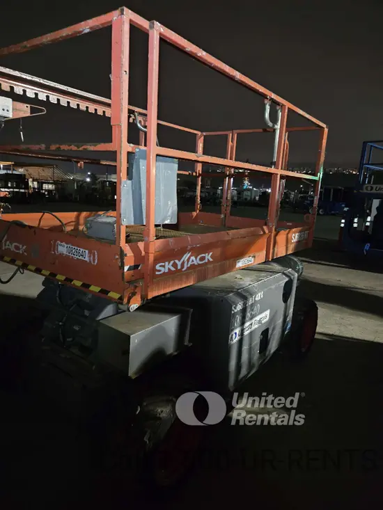 2018 Skyjack SJ6826RT Rough Terrain Scissor Lift