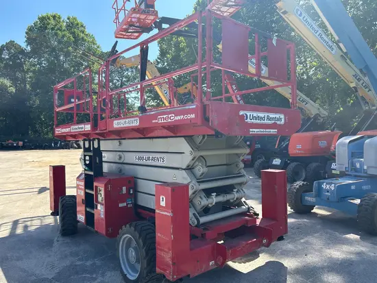2018 MEC 6092RT Rough Terrain Scissor Lift