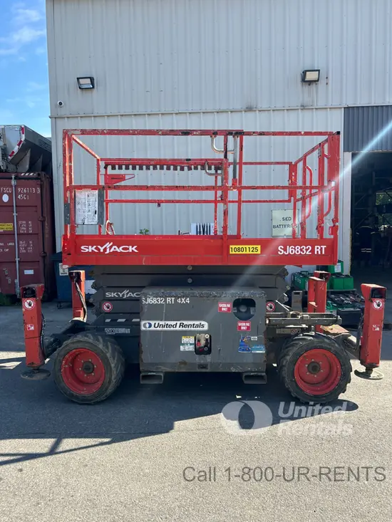 2018 Skyjack SJ6832RT Rough Terrain Scissor Lift