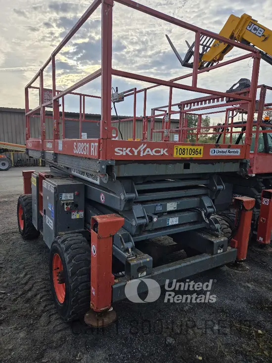 2018 Skyjack SJ8831RT Rough Terrain Scissor Lift