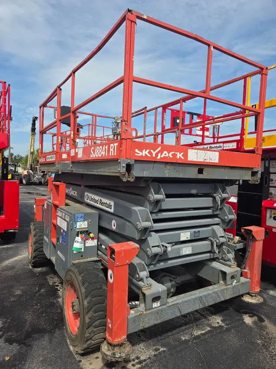 2019 Skyjack SJ8841RT Rough Terrain Scissor Lift