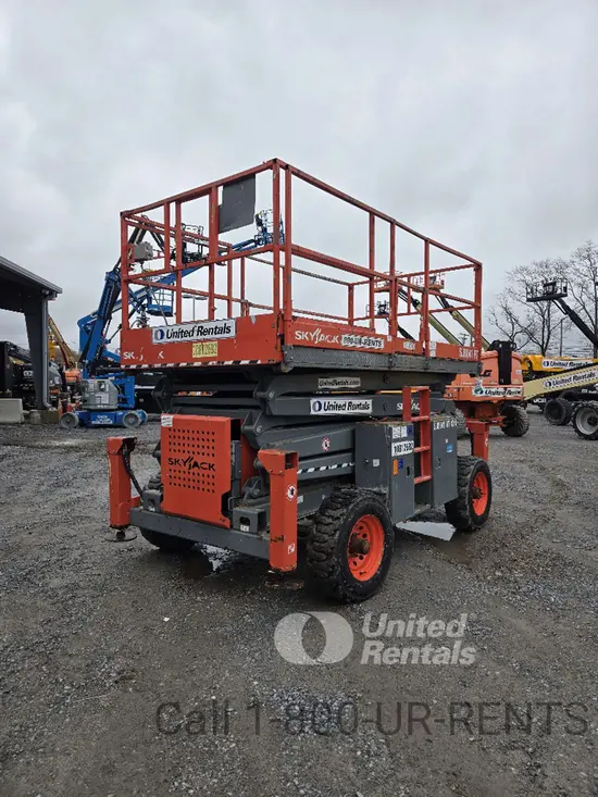 2018 Skyjack SJ8841RT Rough Terrain Scissor Lift