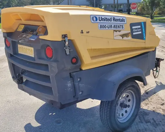 2018 Atlas Copco XAS185KD7 T4F Air Compressor