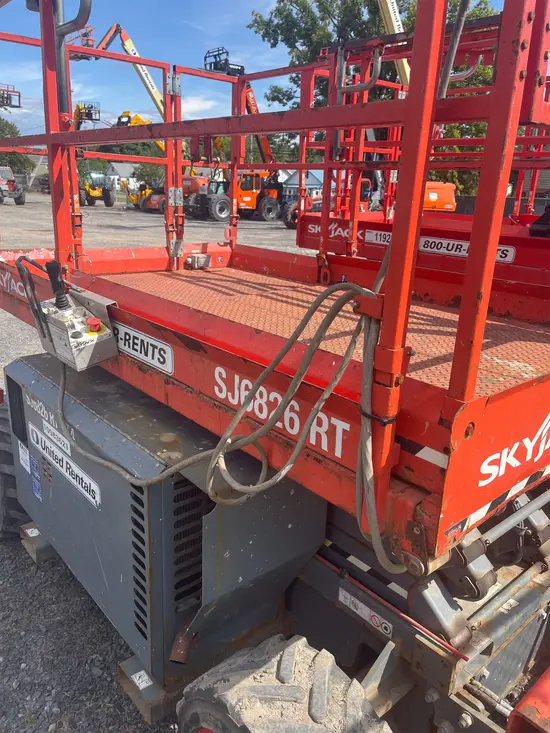 2019 Skyjack SJ6826RT Rough Terrain Scissor Lift
