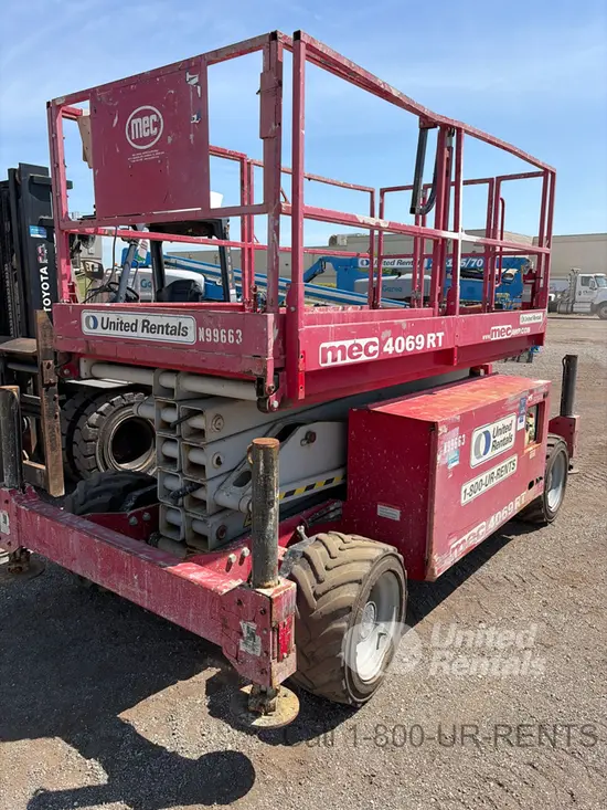 2017 MEC 4069RT Rough Terrain Scissor Lift