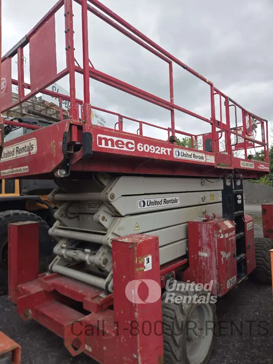 2017 MEC 6092RT Rough Terrain Scissor Lift