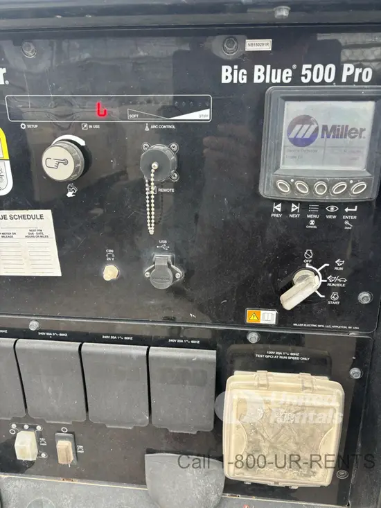 2021 Miller Welders BIG BLUE 500PRO Welder