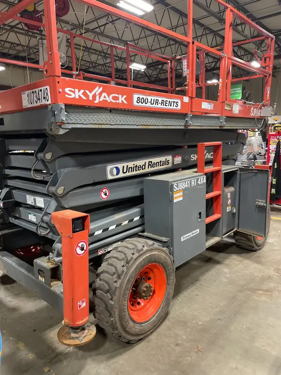 2018 Skyjack SJ8841RT Rough Terrain Scissor Lift