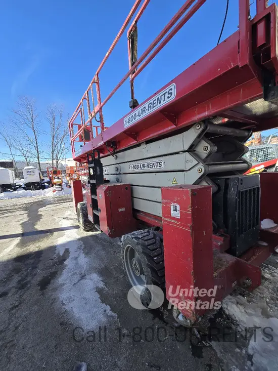 2017 MEC 6092RT Rough Terrain Scissor Lift