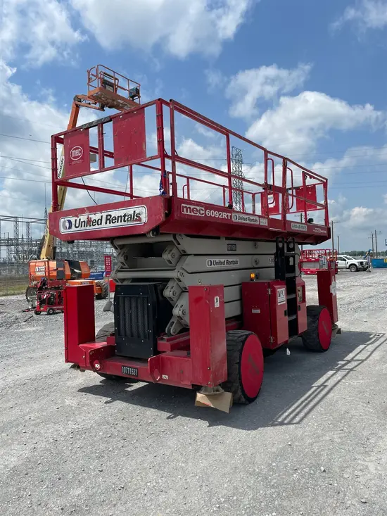 2018 MEC 6092RT Rough Terrain Scissor Lift