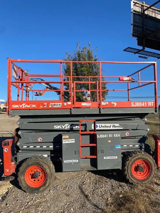 2018 Skyjack SJ8841RT Rough Terrain Scissor Lift