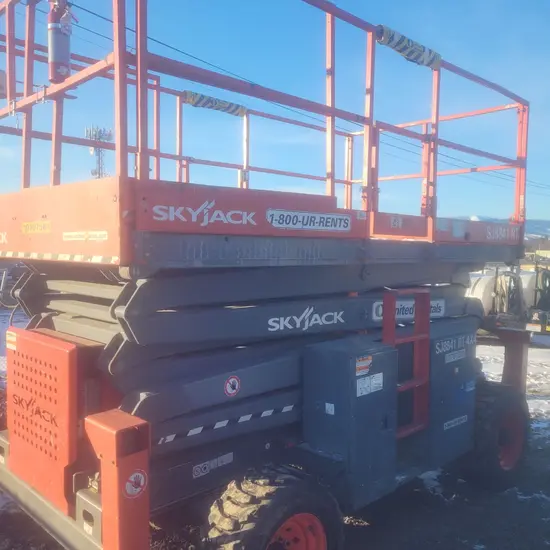 2018 Skyjack SJ8841RT Rough Terrain Scissor Lift