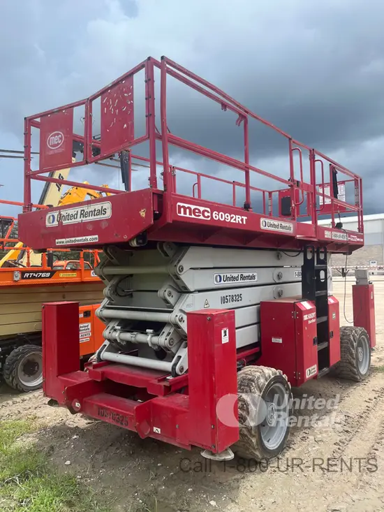 2017 MEC 6092RT Rough Terrain Scissor Lift