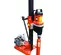 Orange and black DIAMONDPR Concrete Core Drill, 13-15 Amps, Electric Powered