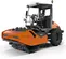 Orange Hamm Ride-on Single Padfoot Drum Vibratory Roller