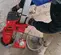 Red and silver HILTI Concrete Core Drill, 13-15 Amps, Electric Powered