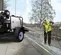 White and black Karcher 3,500 psi towable pressure washer