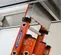 Silver and orange ABATEMENT HEPA Dust Containment Cart