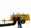 Yellow ALLMANDBR Heater, 1,000,000 BTU, Diesel Powered, Towable