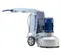 Silver and blue Blastrac electric Walk-Behind Concrete Grinder