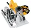 Yellow, gray and black DEWALT Circular Saw, 7-1/4 in., Electric Powered