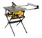 Yellow, black, silver and gray DEWALT Table Masonry Saw, 10 in.