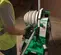 Green and silver and black GREENLEE Conduit Bender, 1/2 in. to 2 in., Powered