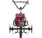 Red Honda 5 horsepower walk-behind tiller