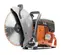 Orange, black and gray HUSQVARNA Concrete Cut-off Saw, 14 in., Gas Powered