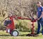Red LITTLE BVR Towable Earth Auger, 11 HP, 72 in. Depth, Hydraulic Powered