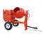 Red MULTIQUIP Concrete Mixer, 6 cubic ft., Towable, Gas or Electric Powered