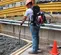 Black and red WACKER Concrete Vibrator, Backpack, 2.5 HP, Gas Powered