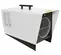 White and black HEATWAGON Heater, 65K BTU, 240v/1ph, Electric Powered