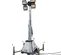 White, silver and black GENERAC LIGHT TOWER SKID MOUNTED