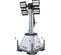 White, silver and black GENERAC LIGHT TOWER SKID MOUNTED
