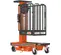 Orange JLG pusharound lift