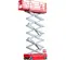 Red MEC electric scissor lift