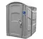 Gray Satellite ADA-Compliant Porta Potty