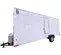 White Blacktie 4-Station Restroom and Shower Trailer Combo with 4 Sinks