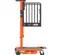 Orange JLG pusharound lift