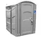 Gray Satellite ADA-Compliant Porta Potty