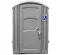 Gray Satellite ADA-Compliant Porta Potty