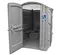 Gray Satellite ADA-Compliant Porta Potty