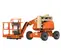 Orange JLG 33 foot diesel hybrid Articulating Boom Lift