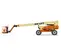 Orange JLG articulating boom lift